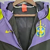 Brazil National Team Windbreaker Purple-Black love fball