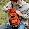 Waterproof Chest Bag Multiple Pockets Sports Bag for Outdoor Camping Sling Bag