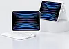 360 Degree Rotating iPad Pro 12.9 inch 6th 5 4 3rd Generation Keyboard Case Transparent, Clear with 7 Color Backlit Touchpad, Foldable, Multi-Angle, Multi-functional, Integrated Keyboard Cover