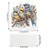 Acrylic Parrot Diamond Painting Napkin Rack Decor for Home Office Decor