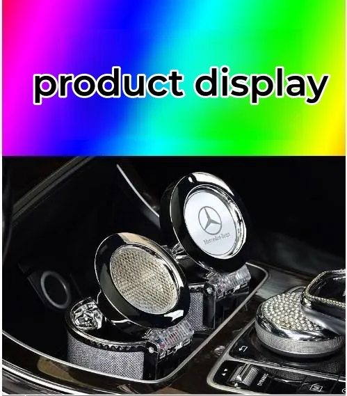 Car ashtray with LED light creative personality with cover