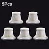 5pcs Car Vacuum Cleaner Filter Reusable Portable Car Vacuum Cleaner Accessories