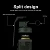 Long Gas Tank Decorative Cover Split Design Protective Cap for Cassette Gas Tank