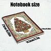 (US Local)Christmas Tree Special Shaped Diamond Painting Journal Notebook for Adults