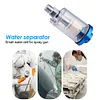1/4 inch Water Oil Separator Inline Air Hose Filter for Spray Paint Gun