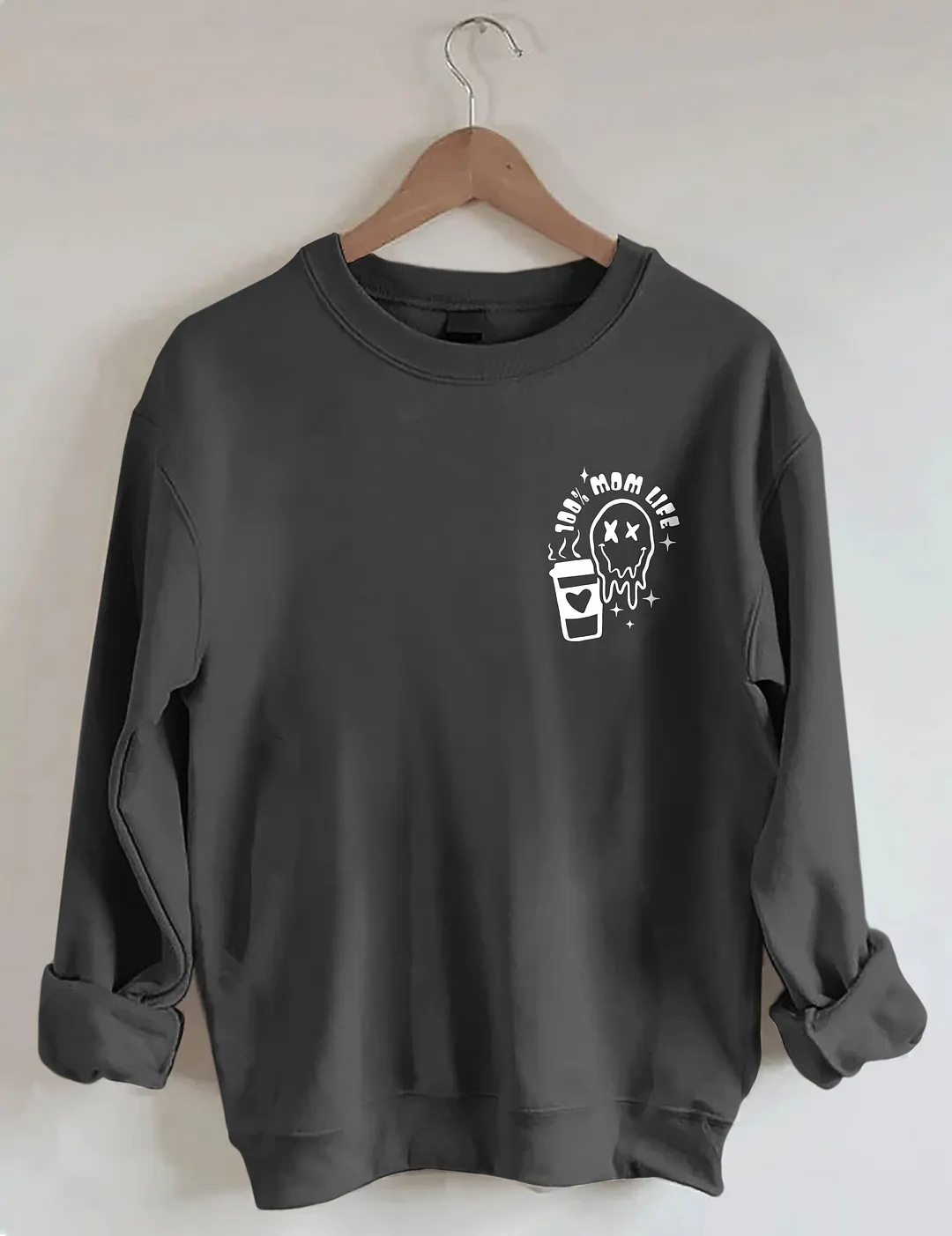 Caffeine And Chaos Mom Sweatshirt