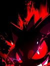 Bloody Gengar Decorative Painting - Pokemon - BLK Studio