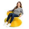 [US Local Warehouse] 360 Rotating Gyro Spun Chair for Kids PE Rotating Sensory Seat Swivel Gyro Chair for Backyard Fun and Outdoor Play Playground or Mall
