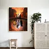 Three Cats Shadow - Full Embroidery 3 Strands 11CT Stamped Cross Stitch - 50*60CM - Large Size