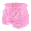 Men's mesh lace bowknot cake underwear
