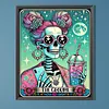 Diamond Painting -5D Full Round Drill Hipster Skull(40x50cm)