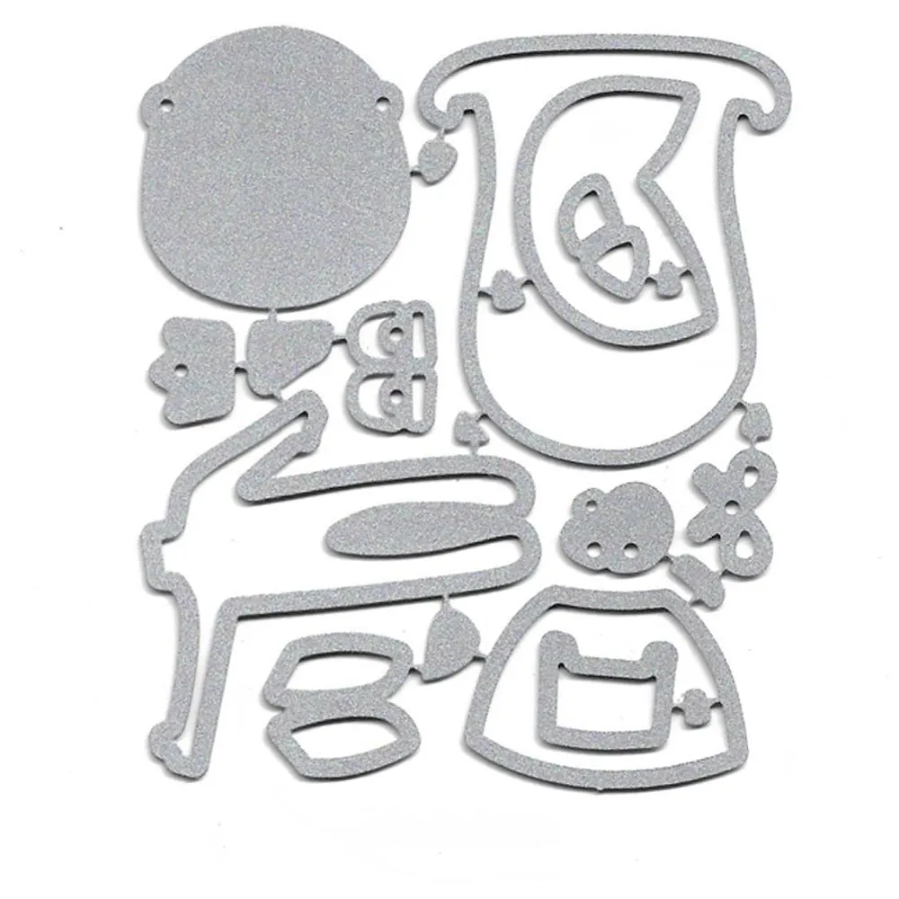 Metal Cutting Dies Cut Dies Little Girl Stencil for DIY Scrapbooking Album Card Decorations Hot Sale DieCuts To Children's Gift