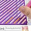 Diamond Painting Drill Placement Auxiliary Ruler, Diamond Arrangement Aid Tool, Suitable for Square Diamonds