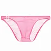 Men's Ice Silk Transparent Ultra Thin Sexy Briefs
