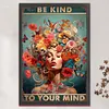 Be Kind To Your Mind-11CT Stamped Cross Stitch 40*60cm (Big Size)