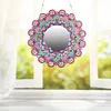 DIY Diamonds Painting Mirror Datura Special Shaped Crystal Drill Crafts Kit