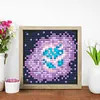 10pcs Universe DIY Mini Round Diamond Painting Set 13x13cm