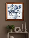 (US Local)Paint By Numbers Kit On Canvas DIY Oil Art Vase Picture Home Decor40x40cm