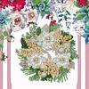 Diamond Painting Christmas Wreath Pendant