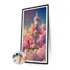 【Limited Stock Sale】（Big Size）Pink Castle-Paint by Numbers Acrylic Painting 40*60cm
