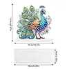 Acrylic Peacock 5D DIY Diamond Art Paper Towel Storage Rack Decor for Home Decor