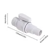 2-Way Ball Valve Float Valve Pool Filter Stop Connector for Home Backyard Plunge