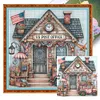 (Multi-Style) Halloween House-11CT Stamped Cross Stitch 50*50cm/19.69*19.69in