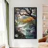 Late Autumn In Jiangnan-11CT Stamped Cross Stitch 50*70cm/19.69*27.56in(Big Size)