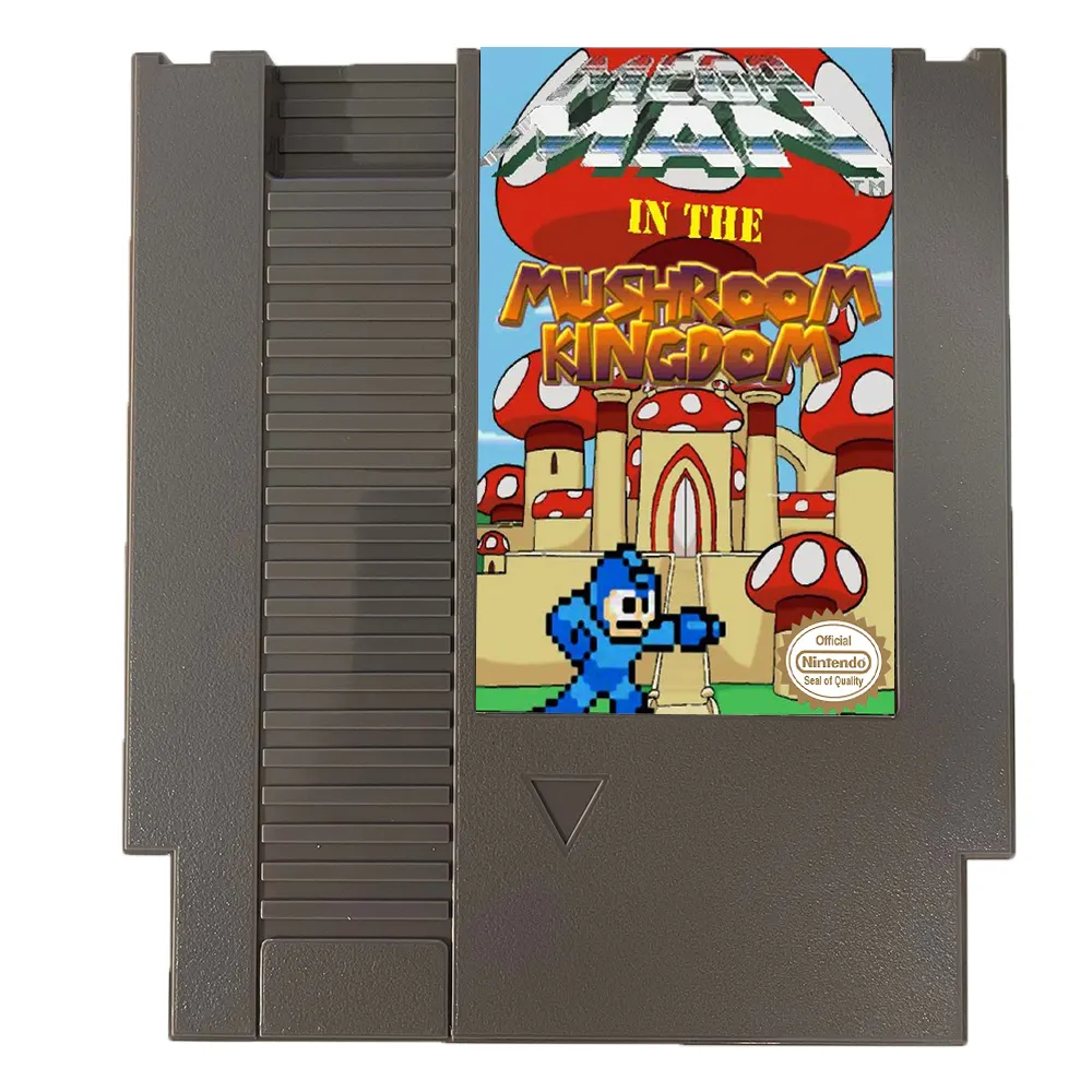 Mega Man in the Mushroom Kingdom NES For Nintendo Entertainment System Console - 8 Bit Game Cartridge