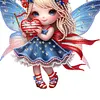 >SALE<Single-Side Fairy Diamond Art Hanging Pendant for Home Wall Decor (Fairy Heart)