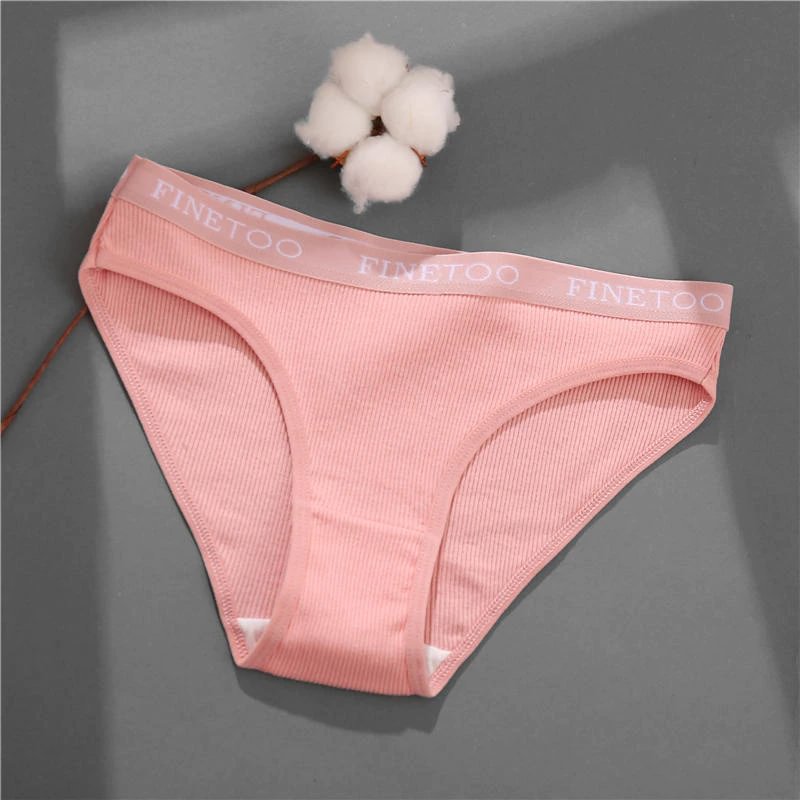 Billionm Cotton Thread Panties for Women Low Waist Sexy Briefs Female Underpants Solid Color Underwear Women's Intimates Lingerie
