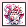 (US Local)Rose Gnome-11CT Stamped Cross Stitch Kit(40x40cm)