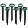 Solar Gopher Repellent Scarer Ultrasonic Vibration Repeller for Outdoor Garden