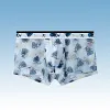 Ultra-thin Printed Ice Silk Mesh Boxer Briefs
