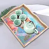 (US Local)DIY Sea Turtle Diamond Painting Tray Kit with Handle for Family Gatherings
