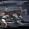 VR Gun Stock Compatible for Meta Quest 3S/3 Accessories VR Controller Stock Rifle Adapter with Shoulder Strap Enhance Real Feeling and Stability