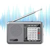 Portable Radio with Rechargeable Battery & Earphone FM AM SW Radio Pocket Radio