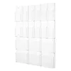 [US Local Warehouse] 18 Slot Acrylic Brochure Pamphlet Holder Wall Mount 6 Magazine 12 Pamphlet Pockets Wall Pocket Organizer 10/5inches Trifold Brochure Holder for Flyer Literature Menu Advertise