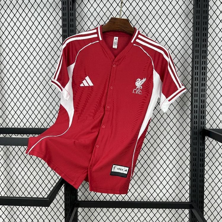 【S~4XL】Liverpool 25/26 Baseball Jersey