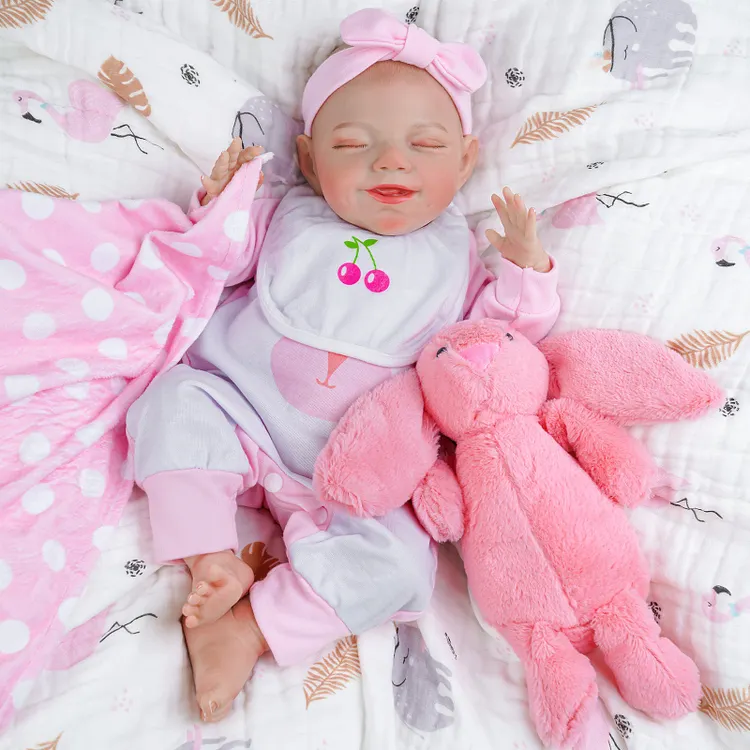 Babeside Sleeping Reborn Baby Olivia 20'' Little Infant Girl Best Gift for Kids