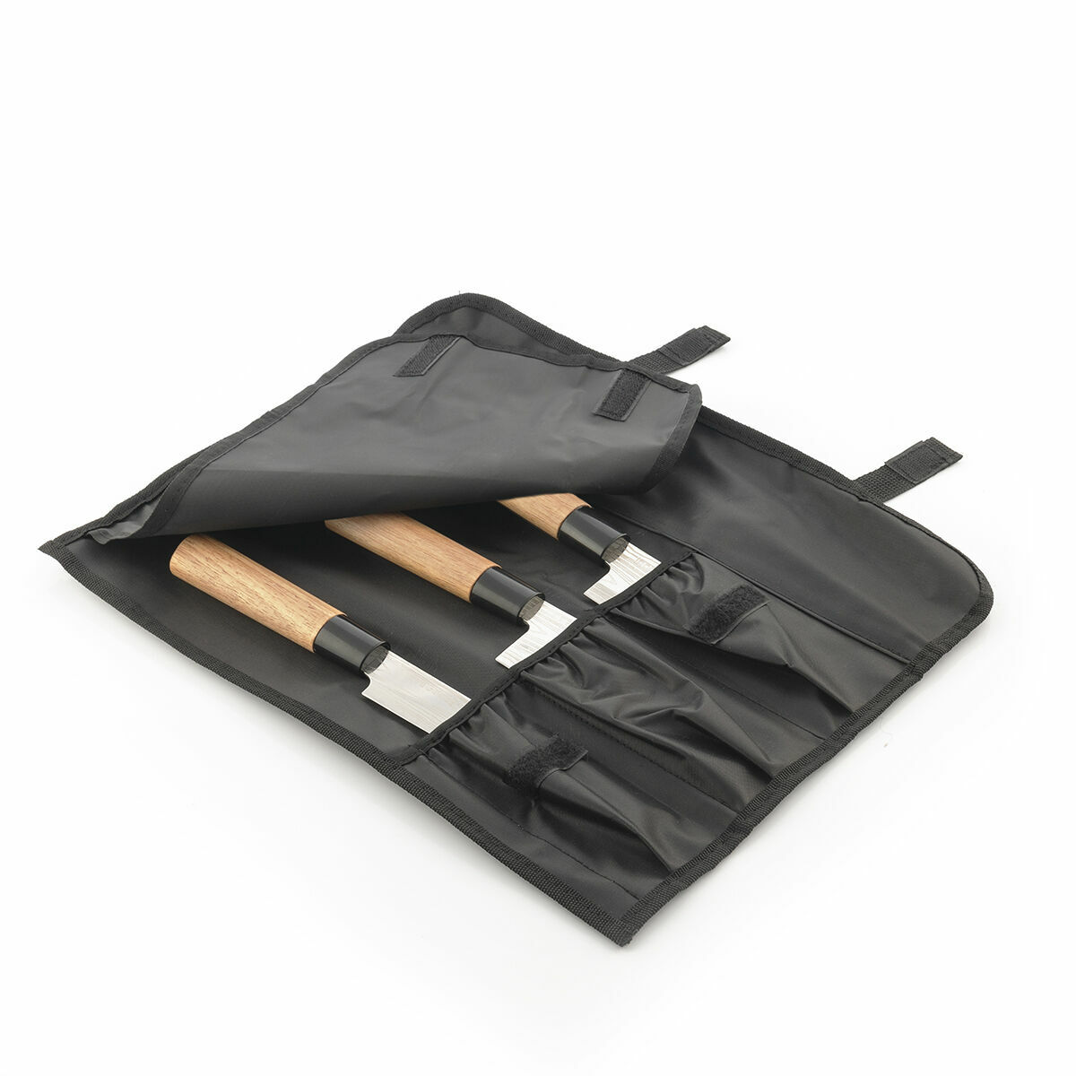 Set of Knives with Professional Carry Case Damas&middot;Q InnovaGoods V0103200 Stainless steel 3 Pieces (Refurbished A)