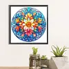 Diamond Painting -DIY Round Drill Stained Glass Flower