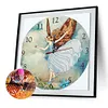 (US Local)DIY Special Shaped Diamond Painting Clock