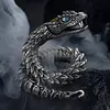 Dragon Retro Snake Bracelet Unisex Stainless Steel Alloy Bangle New