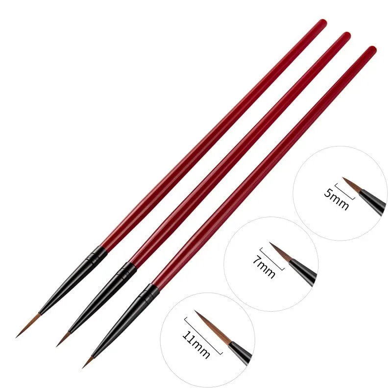 3/5/7/10PCS Multi-Styles Nail Wood Sticks Nail Dotting Pen Nail Brush Kits Nail Art Rhinestones Gems Picking Pen Nail Art Tools-Nail Inspo