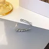 Clous d'oreilles diamant sept &eacute;toiles