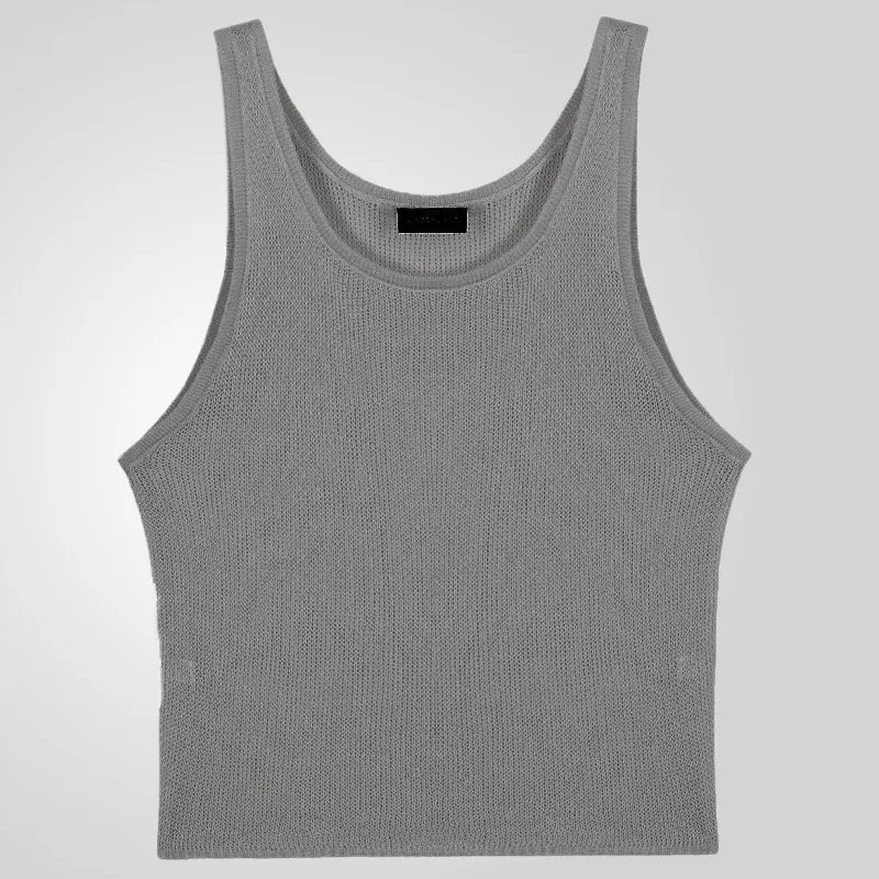 Uveng Uveng Men's New Summer Men's Sleeveless Knits Casual Loose Knits