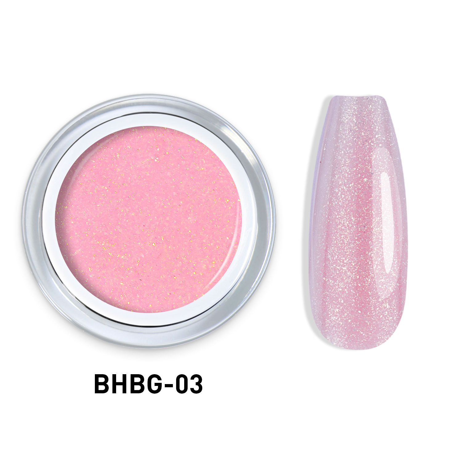 GLITTER HARD BUILDER NAIL GEL 10g |BHBG-03