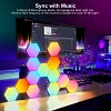 Hexagonal Splicing RGB Intelligent Sound Pickup Gaming Atmosphere Lamp Honeycomb Live Broadcast Odd Light Board Background Wall Decoration Quantum Lamp