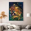 (Big Size)Anime  kiki's delivery service - 11CT Stamped Cross Stitch - 50*68cm